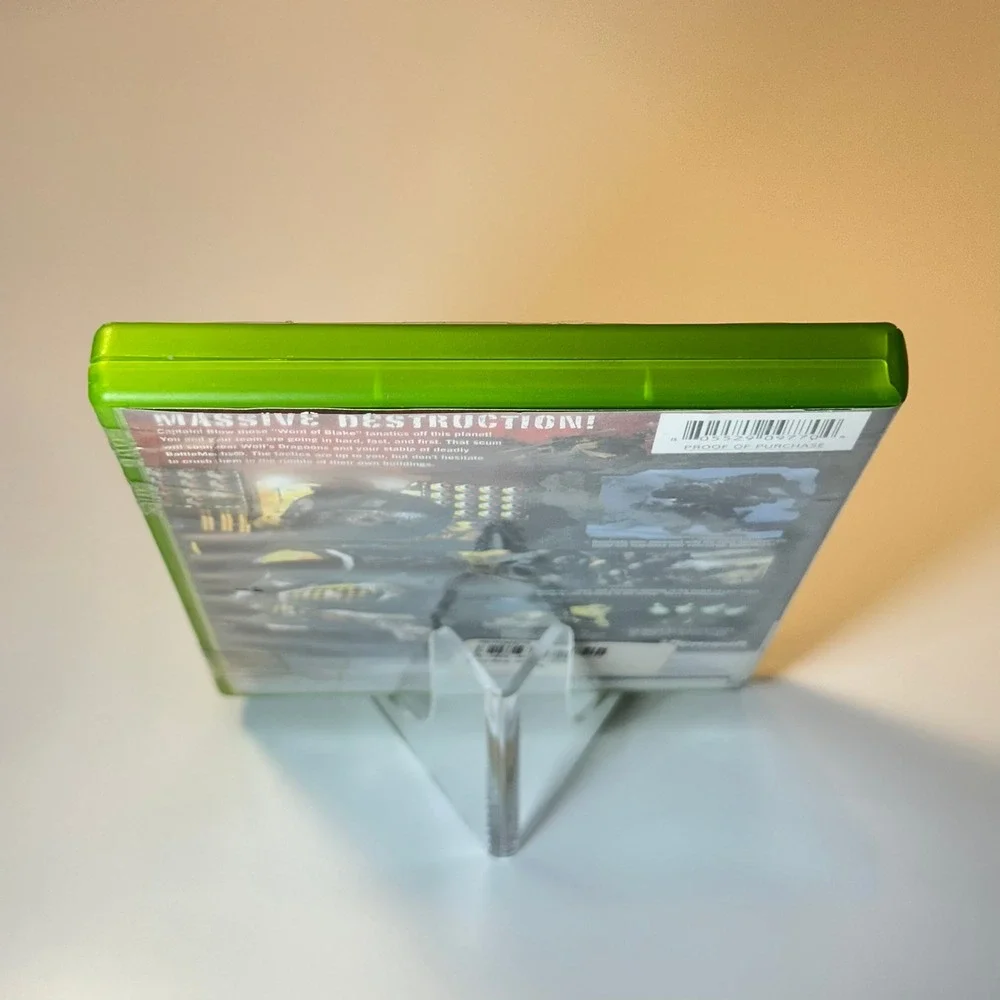Microsoft MechAssault Xbox Game Original Green Case Good Action Sci-Fi 2002